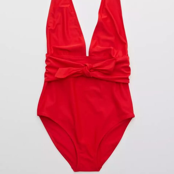 NWT Aerie Plunge One Piece Swimsuit in Chi… - Picture 3 of 10